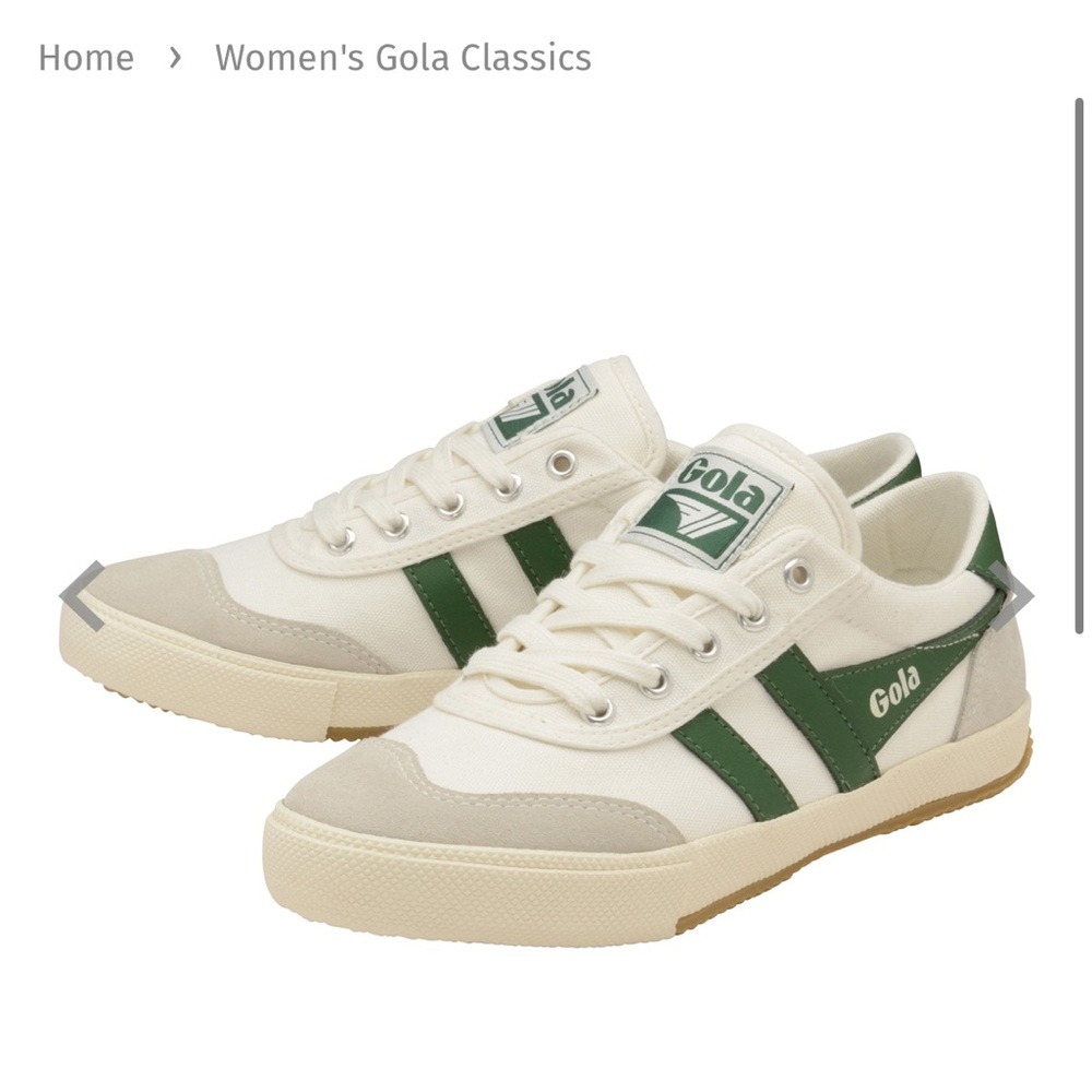 Gola White and Green size 10